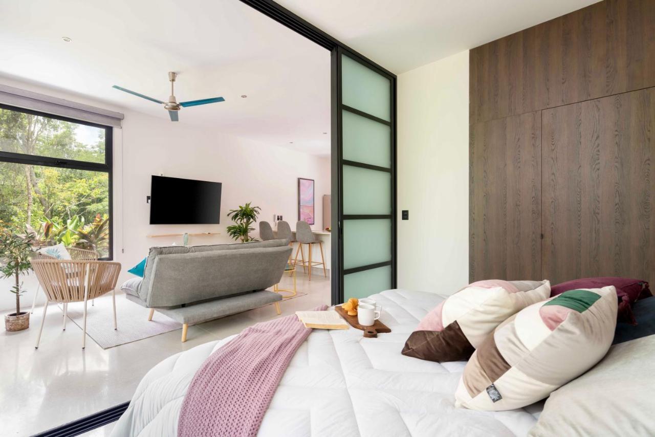 Stylish And Peaceful Jungle Studio At 525 图卢姆 外观 照片